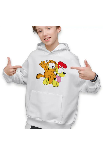 OEM Hanorac Copii Baieti Garfield Odie Calare Joaca