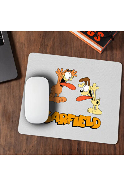 OEM Mousepad Garfield Odie Tongue Cat Puppy Drawings