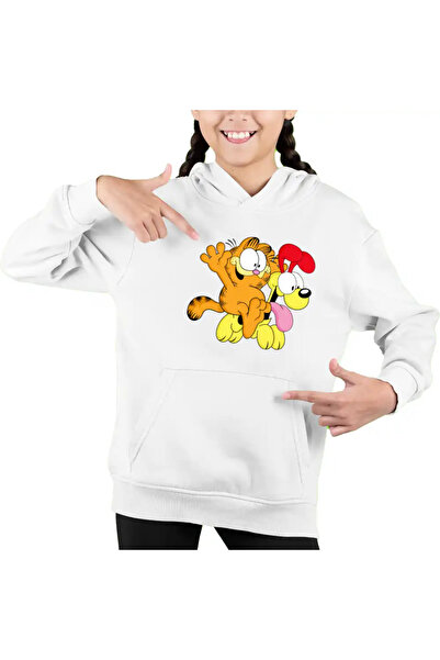 OEM Hanorac Copii Fete Garfield Odie Calare Joaca