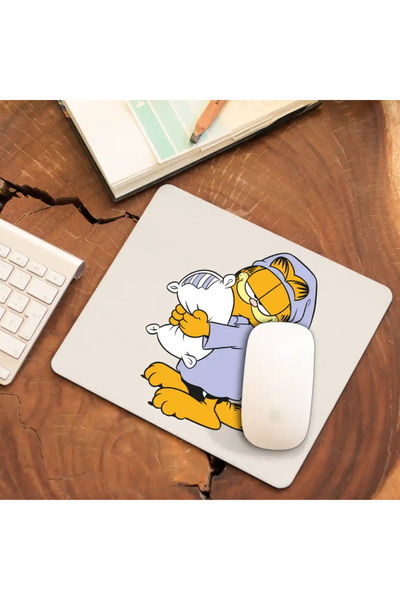 OEM Mousepad Garfield Somnoros Perna Noapte