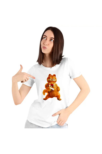 OEM Tricou Femei Garfield Rege Coroana Pisicesti