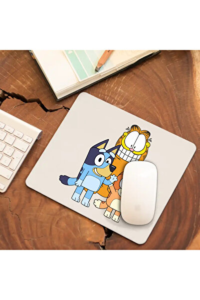 OEM Mousepad Garfield Bluey Blue Bingo Cats