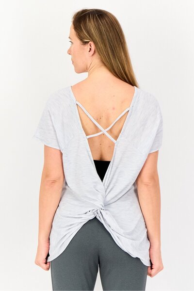 Asics Women Sportswear Fit Sleeveless Training T-Shirt, Light Grey