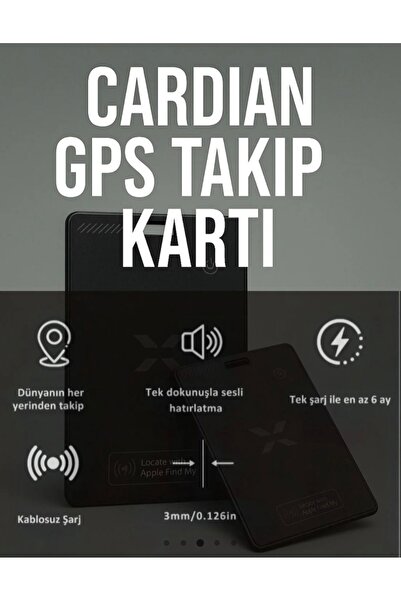 CARDİAN TAKİP CİHAZLARI CARDİAN ULTRA İNCE GPS TAKİP KARTI - ios android uyum...