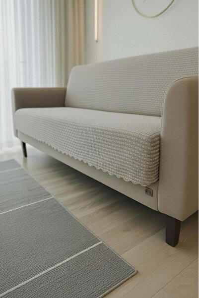 SYCAMORE HOME Koltuk Örtüsü Kaymaz Tuğla Desen Modern Pamuklu 170×210 cm – Yıkanabilir, Tek Parça, Şık & Konforlu