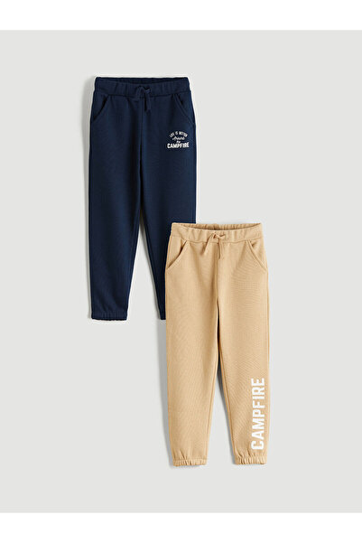 LC Waikiki Vizyon New Season Ανδρικές φόρμες Jogger με ελαστική μέση, σετ 2 τ...