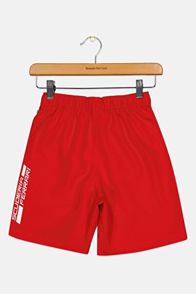 Puma Scuderia Ferrari x Kids Boy Brand Logo Board Shorts, Red