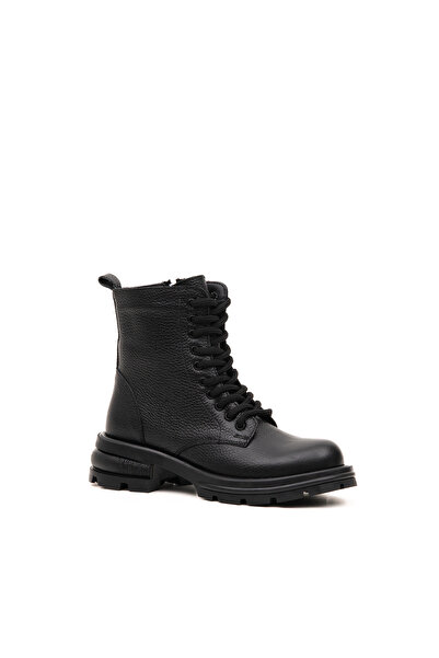 Bulls & Gulls Hakiki Deri Kalın Taban Bağcılı Kadın Bot