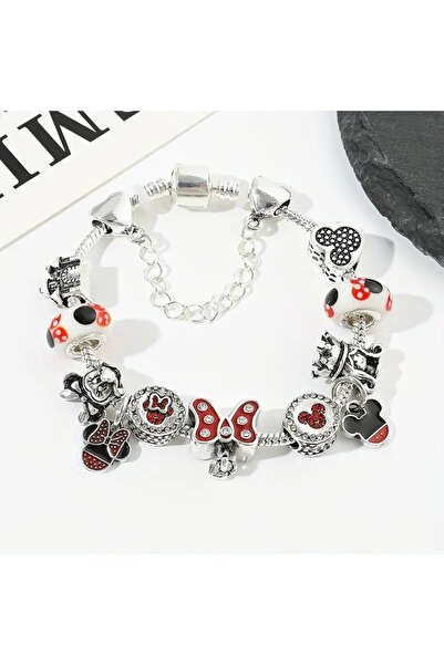 takantakana Yeni Tarz ,Disney Mickey Minnie Mouse Temalı , Sevgi Charmlı Bile...