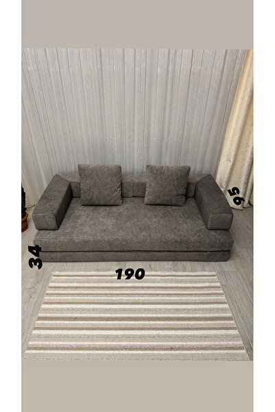 FormDeko SOFA SU İTİCİ TAYTÜYÜ KUMAŞ MODERN YIKANABİLİR 190X95X34 YATAKLI AKTİVİTE KOLTUĞU