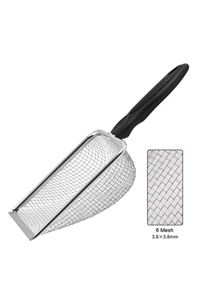 Choice 3.8X3.8mm Pet Cleaning Tools Stainless Steel Feces Shovel Net Cat Litter Shovel Reptiles Lizard Sand