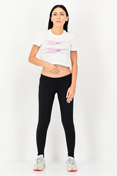 Reebok Women Sportswear Fit Short Sleeve Outdoor Top, White