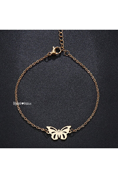 KEVSA Jewelry Brățară din oțel inoxidabil - „Aripă de fluture” - BF487