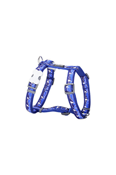 RedDingo Dog Harness Red Dingo STYLE LIGHTNING 36-54 cm Navy Blue 30-48 cm