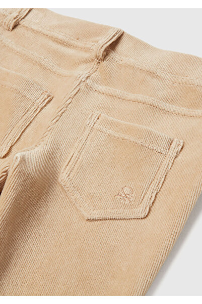 United Colors of Benetton Girl's Beige Velvet Tights