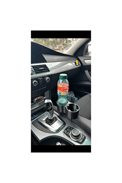 Custom Accessories Suport auto dublu pentru pahare, accesorii personalizate, negru, pentru BMW e60/e61