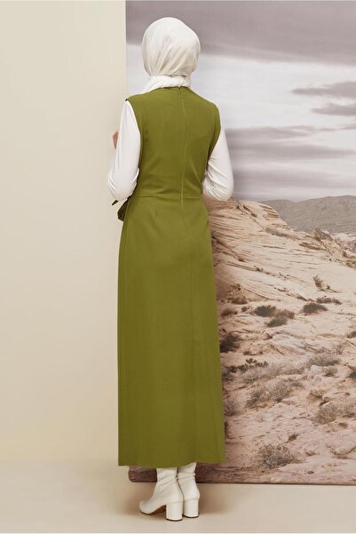 Alvina Tie-Up Detail Jile Dress 45951