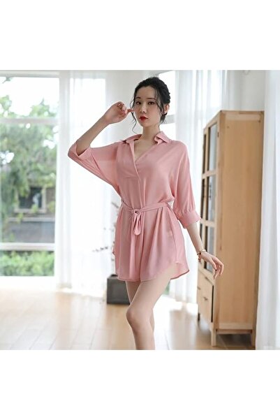 Margoun Women Sleepwear Sexy Robe Female Intimate Lingerie Chiffon Short Nightwea M10