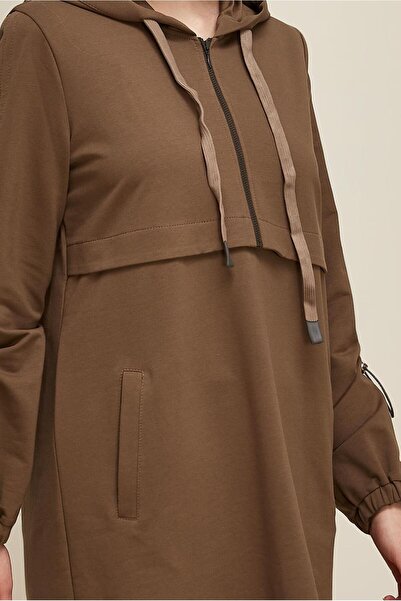 Alvina KAPÜŞONLU EŞOFMAN TUNİK 45978