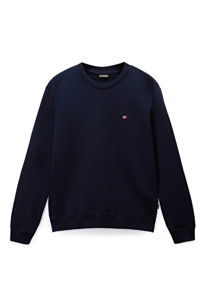 Napapijri Herren Sweatshirt - BALIS CREW 1, Small Flag, Rundhals, Regular Fit, einfarbig
