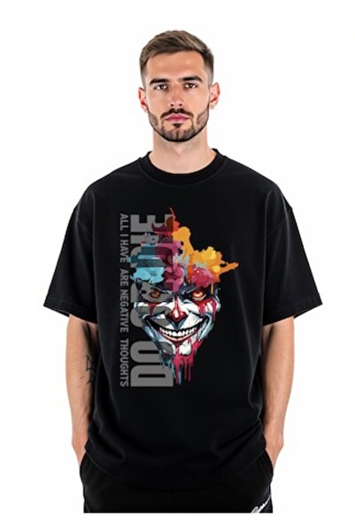 OEM Men's Loose Fit T-shirt 'Joker Color' – 100% cotton, unique streetwear graphic, size 2XL