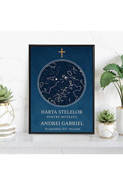 Legendary Gifts Tablou personalizat cu harta stelelor