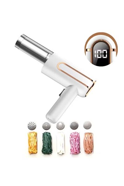 Generic Electric Pasta Maker, 5-in-1 Cordless Noodle Maker with Power Indicator