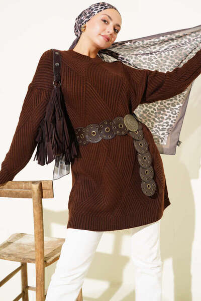 NEW DAĞ Plaid Knitwear Sweater