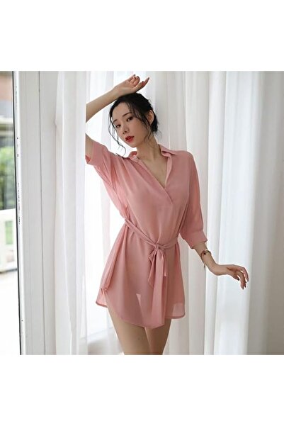 Margoun Women Sleepwear Sexy Robe Female Intimate Lingerie Chiffon Short Nightwea M10