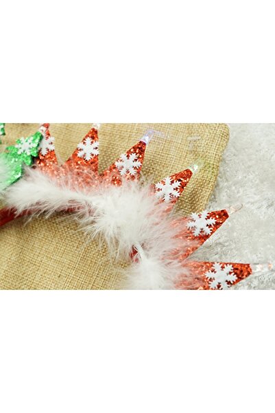 Flippy Christmas headband/hoop, red color, standard size,