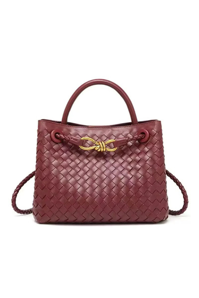 China شنطة اليد والكتف الشهيرة مقاس 25 سم عنابي– أناقة تواكب كل إطلالة