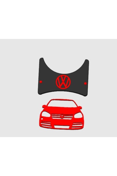 CUSTOM Suport de pahare auto pentru Volkswagen Golf MK5/MK6 — Plastic negru d...