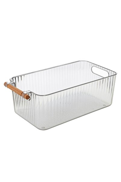 PUFO Practical box for organization and storage with handle, 28 cm- ideal for home, office or bathroom