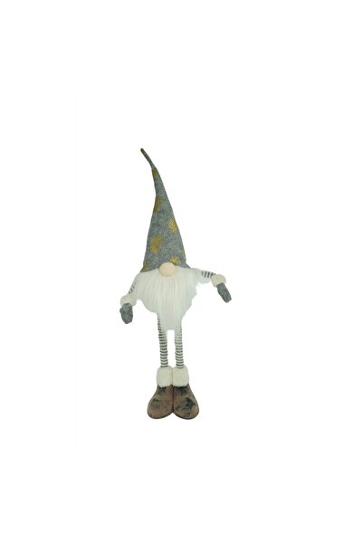 Flippy Χριστουγεννιάτικο Στολίδι, Ξωτικό, Flippy, Γκρι/Λευκό, Ύφασμα, 80 εκ.