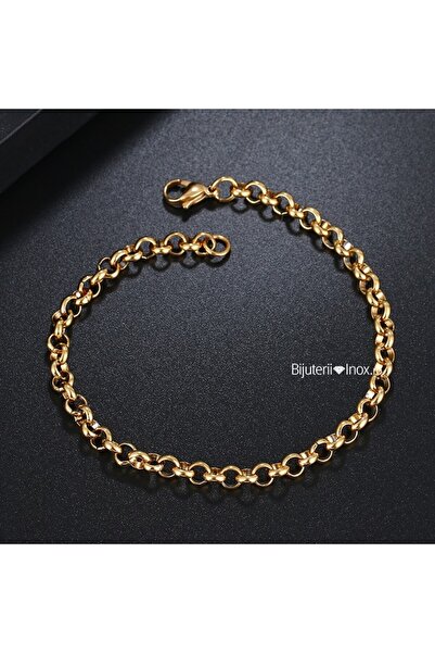 KEVSA Jewelry Brățară din oțel inoxidabil - „Bucle legate” - BF471