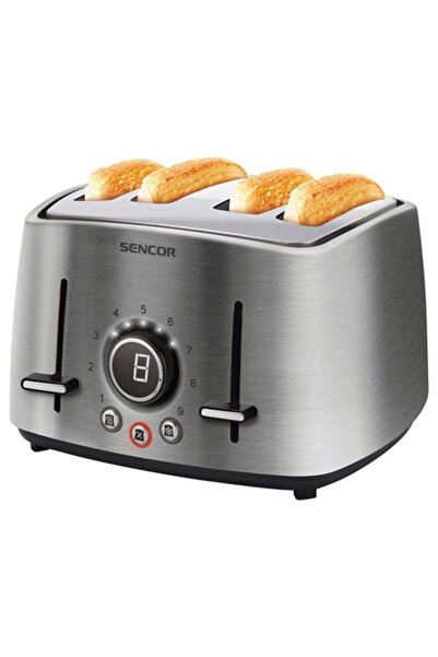 Sencor Toaster with 1600W power, Perfectly Toasts Bread, Defrosts and Reheats