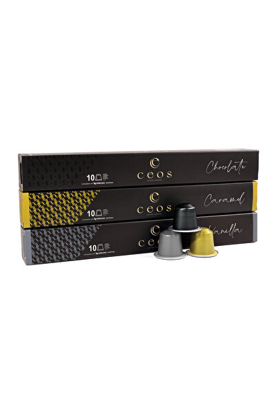 Ceos Coffee CEOS 30'LU AROMALI KAPSÜL KAHVE AVANTAJ SETİ