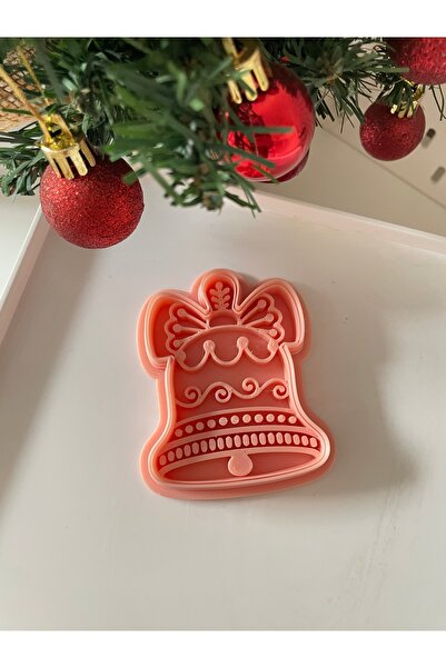 By Selen Suyolcu Christmas Bell Stamp and Cookie Mold - 6cm