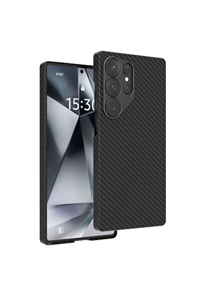 Levelo جراب سيرجي لهاتف سامسونج S25 ألترا - ألياف أراميد 1500D، ماج سيف، حلقة...