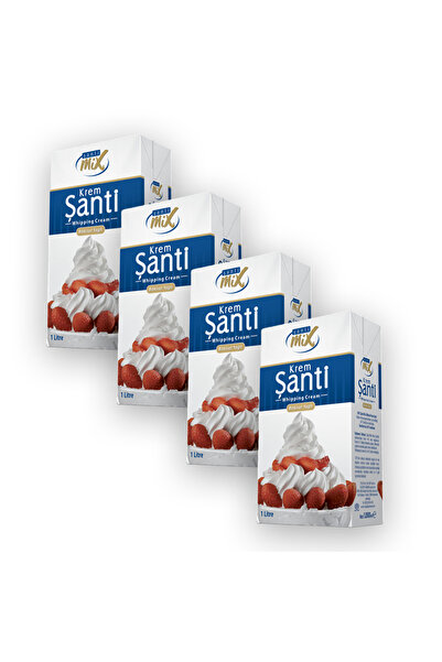 MİKS GIDA Şantimiks Şekerli Sıvı Şanti ( 1 L * 4 Ad. )