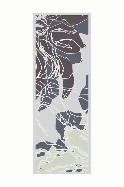 Mooncorn Turna Desen Sakura Silk Shawl