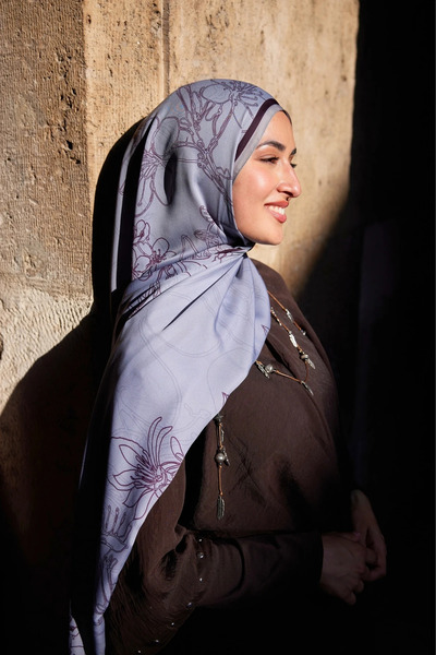 Mooncorn Yekta Pattern Sakura Silk Shawl