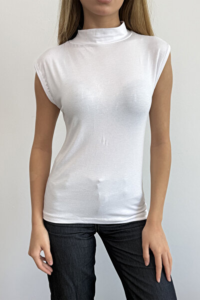 Sun Victoria Women's High Neck Sleeveless Blouse