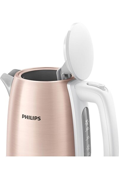 Philips Electric Stainless Steel Kettle 1.7 L 50/60Hz - HD9350/96 (Pink)