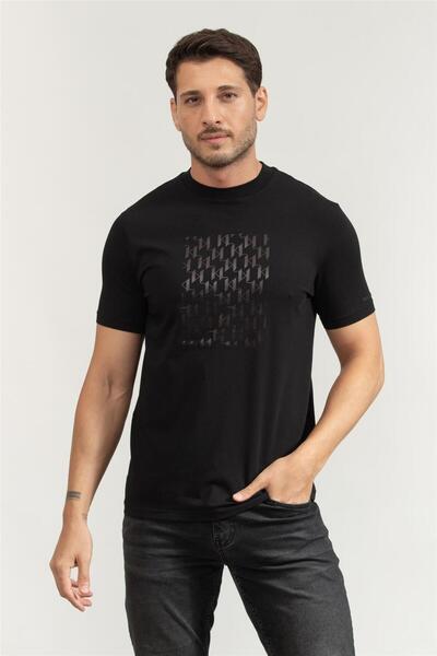 Karl Lagerfeld Erkek Bisiklet Yaka T-Shirt