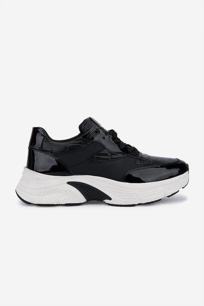 Valmenti Erkek Hakiki Deri Siyah Sneakers & Spor Ayakkabı