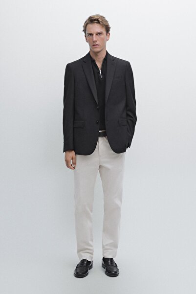 Massimo Dutti Pamuklu fitilli kumaş pantolon