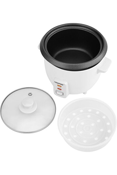 Geepas 350W Rice Cooker with Non-Stick Pot, 0.6 L