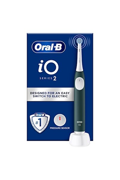Oral-B IO 2 Electric Toothbrush, Forest Green, Adults, 3 Cleaning Modes