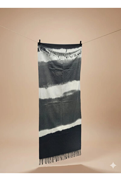 Cashmere KAŞMİR DEGRADE YÜN OMUZ ŞALI-12